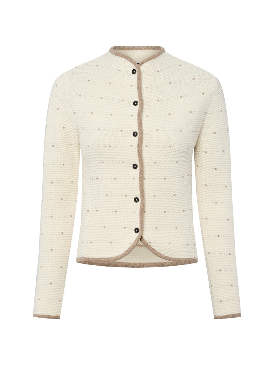 

Вязаный кардиган Franco Callegari, коричневый/экрю