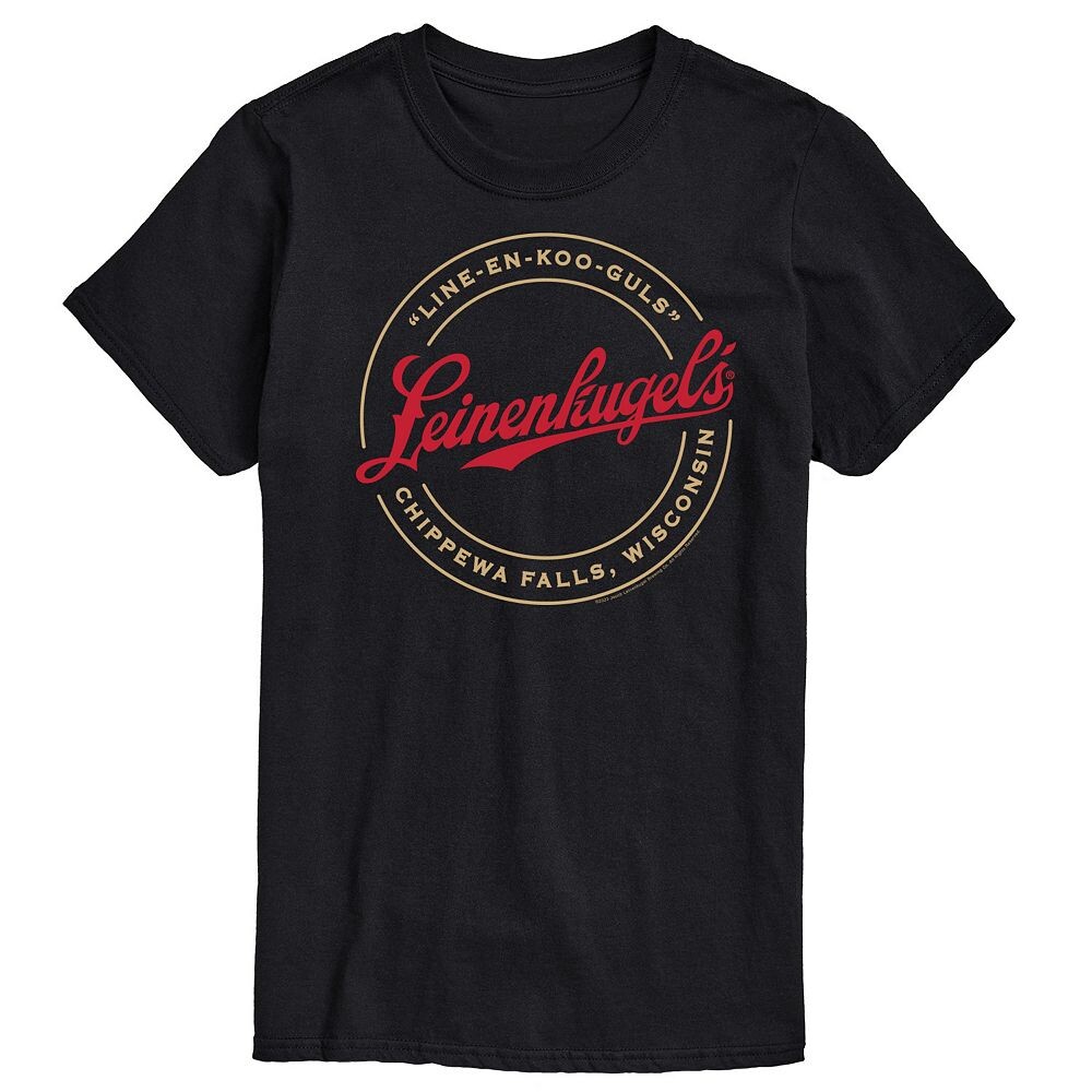 

Футболка с логотипом Big & Tall Leinenkugels Licensed Character, черный