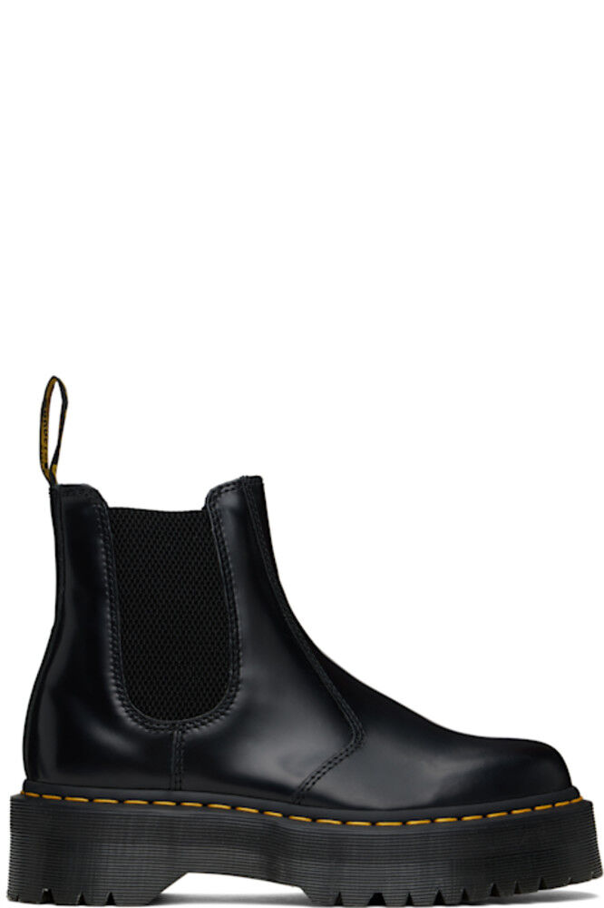 

Черные полированные ботинки челси на гладкой платформе 2976 Dr. Martens, Черный, Черные полированные ботинки челси на гладкой платформе 2976 Dr. Martens