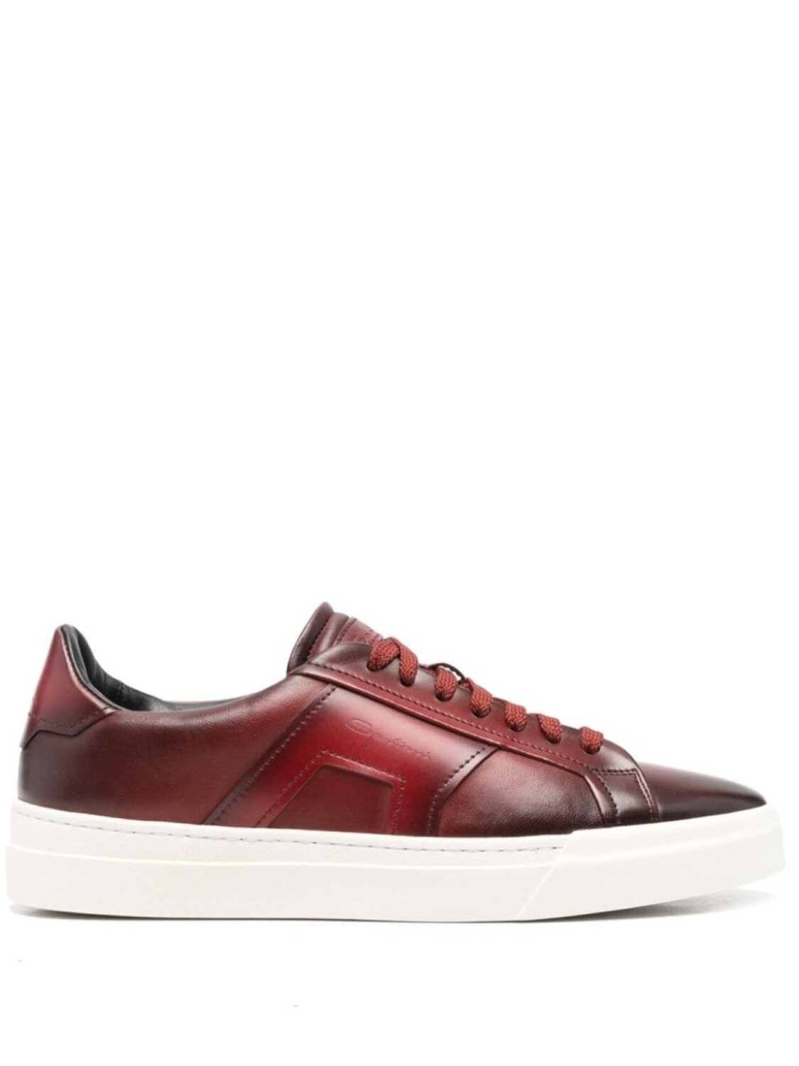 

Santoni кроссовки с эффектом градиента, красный