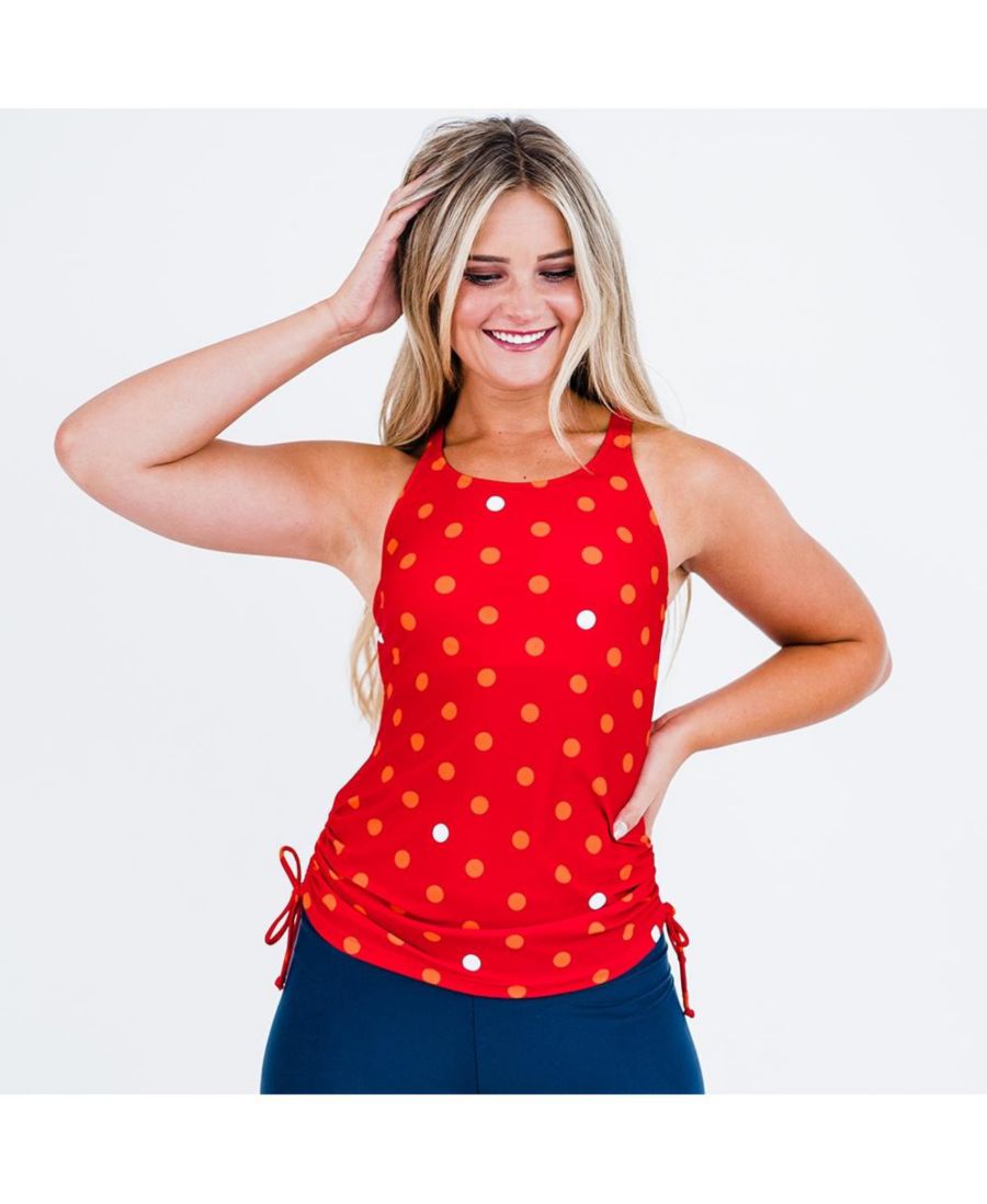 

Купальник-танкини Maya больших размеров: верх со съемными чашечками и плавки Calypsa, Dotty