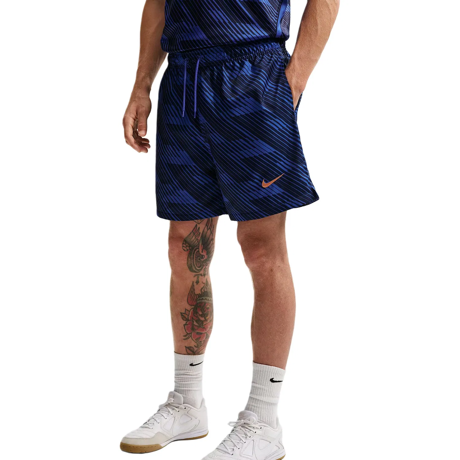 Шорты футбольные Fff Club Men's Soccer Flow Nike, Game Royal Blue/Metallic Copper