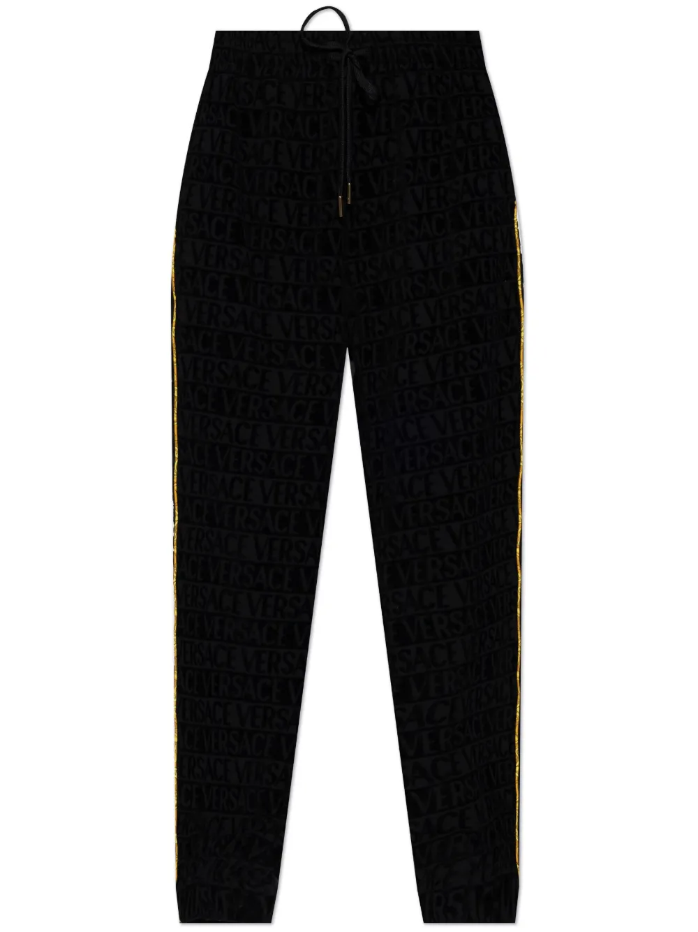 

Спортивные брюки с жаккардовым логотипом Versace, черный