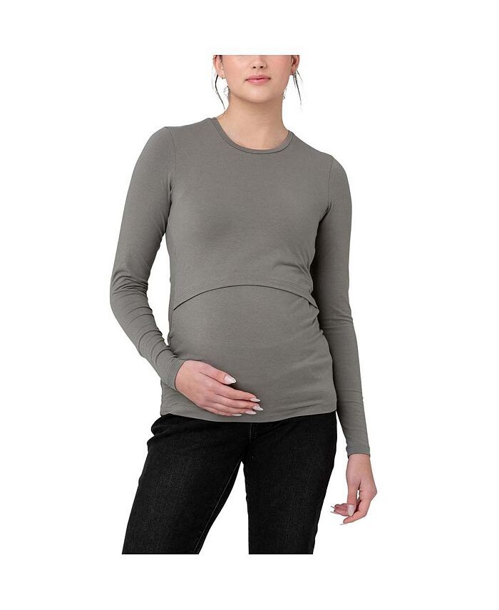 

Свитшот для кормления из органического хлопка Ripe Maternity, зеленый