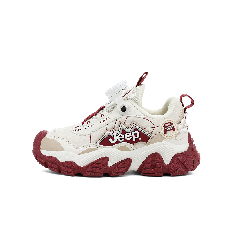 

Детские хлопковые кроссовки Kids' Jeep, бежевый burgundy (fleece-lined)