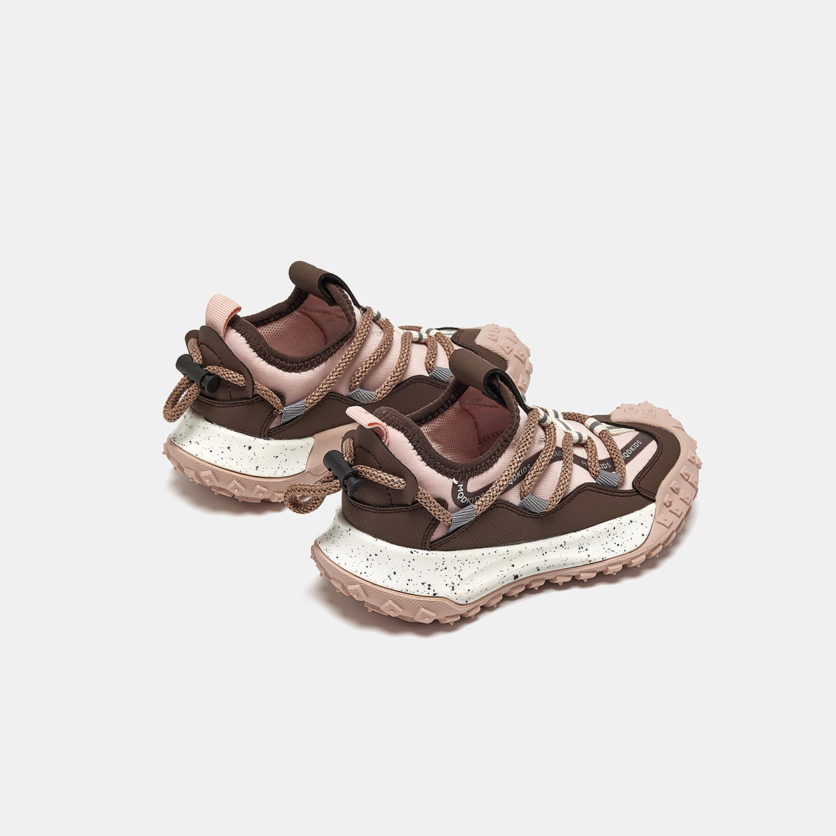 Износостойкие дышащие низкие детские кроссовки для повседневной жизни MQD, розовый — фото 3