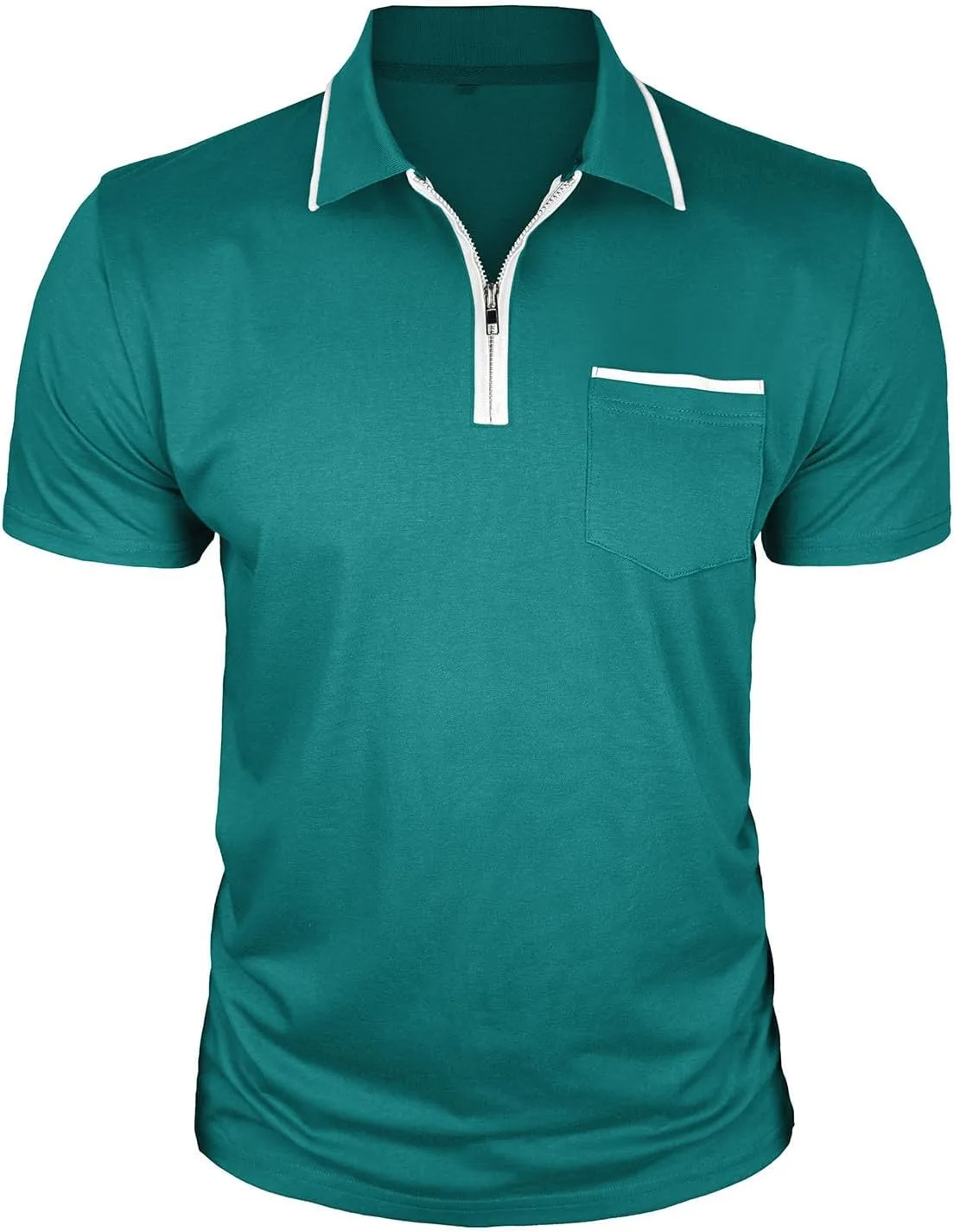 

Мужская футболка с цветными блоками, короткий рукав, легкая, для гольфа