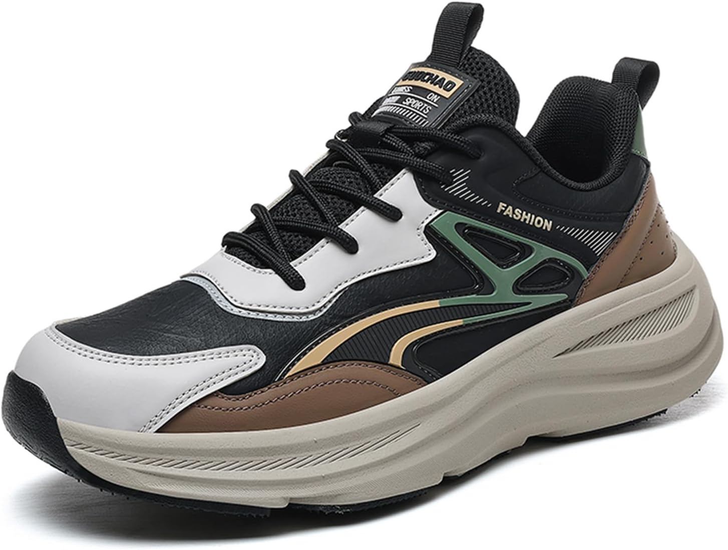 

Мужские осенние и зимние мягкие спортивные кроссовки, массивные кроссовки на платформе для бега и прогулок Generic, серый