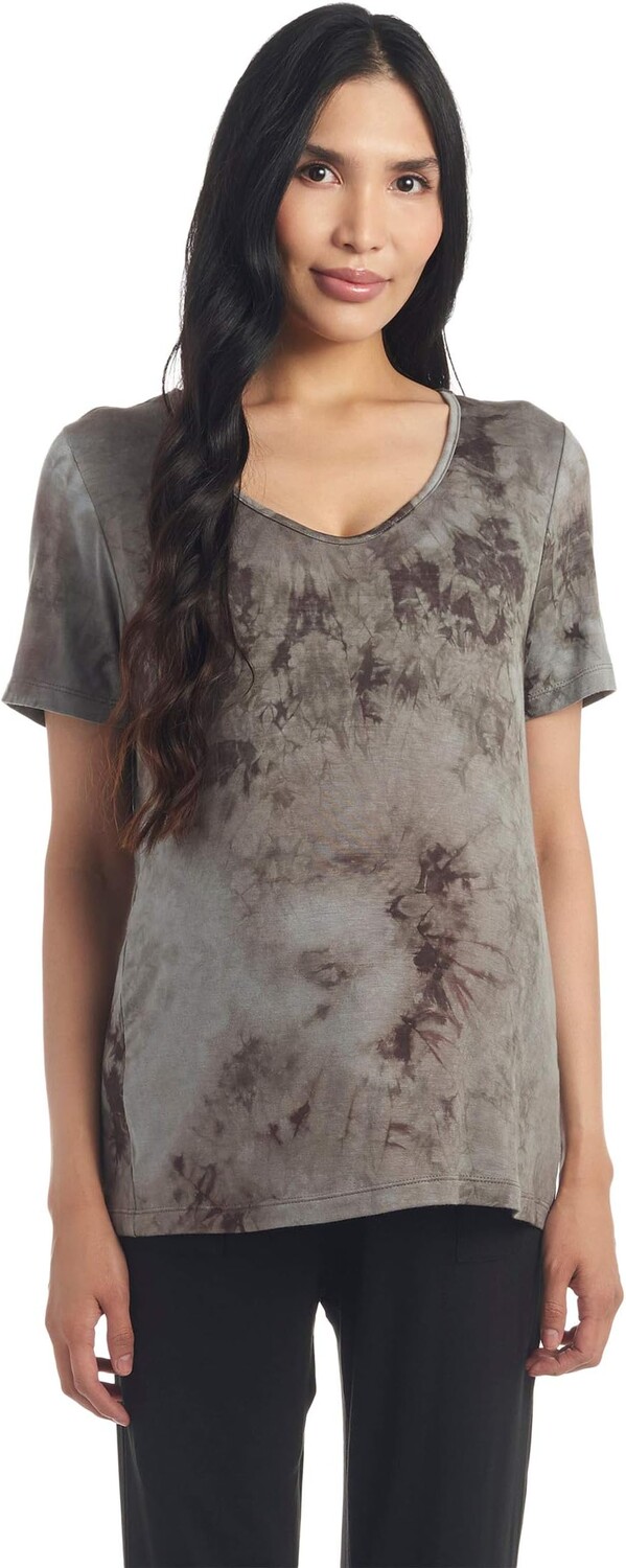 

Футболка Everly Grey Erika Maternity Tee, цвет Black Tie-Dye