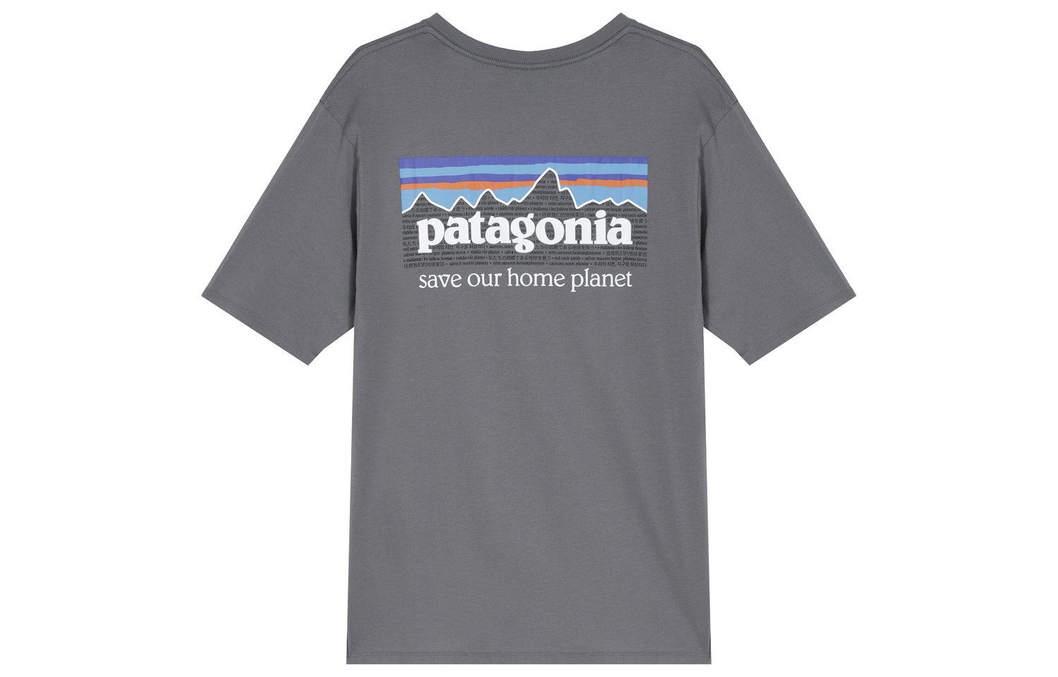 Органическая футболка мужская Patagonia, Волнистый синий/WAVB — фото 2