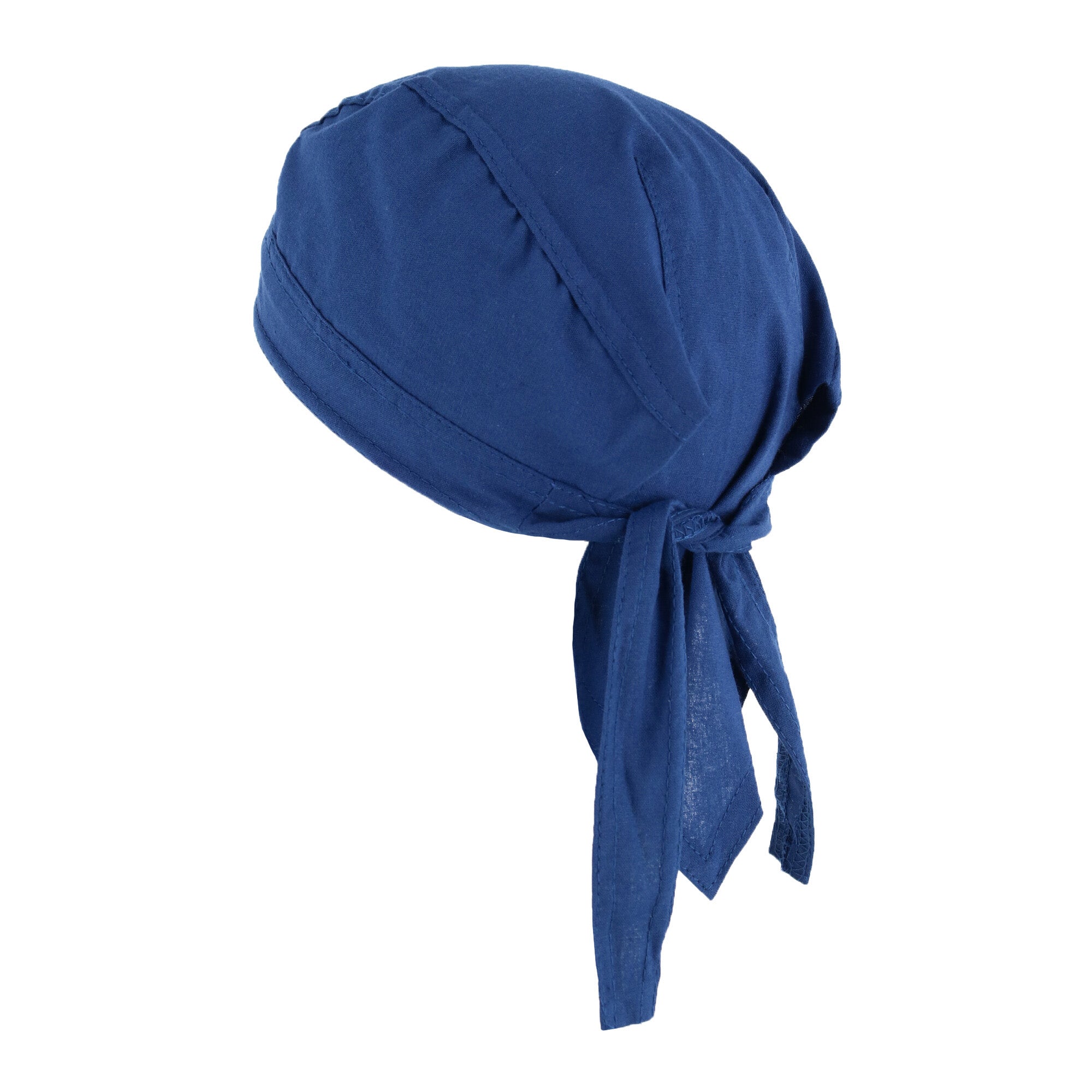 

Кепка байкерская Do Rag из хлопка без подкладки CTM, темно-синий