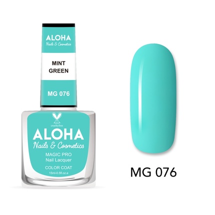 

Лак для ногтей Magic Pro 15 мл - мятно-зеленый Aloha Nails & Cosmetics