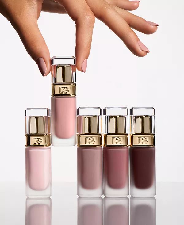 Быстросохнущий стойкий матовый лак для ногтей My nail match Dolce&Gabbana, 02 my dusty rose - rosey neutral toned pink — фото 3