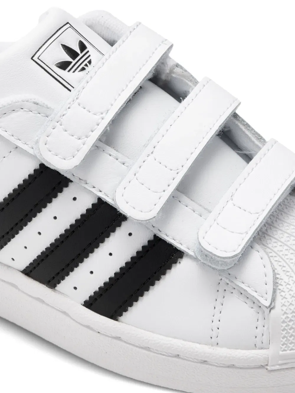 Кроссовки Superstar с ремешком на липучке Adidas Kids, белый — фото 4