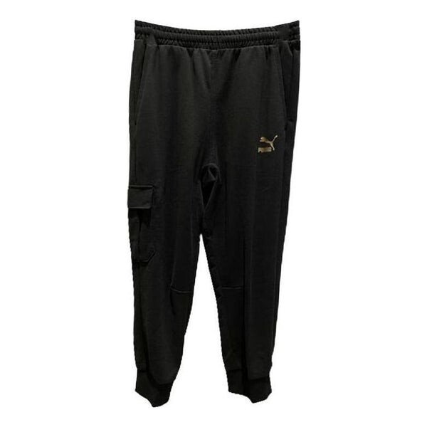 

Брюки essential minimal gold cargo pants 'black' Puma, черный