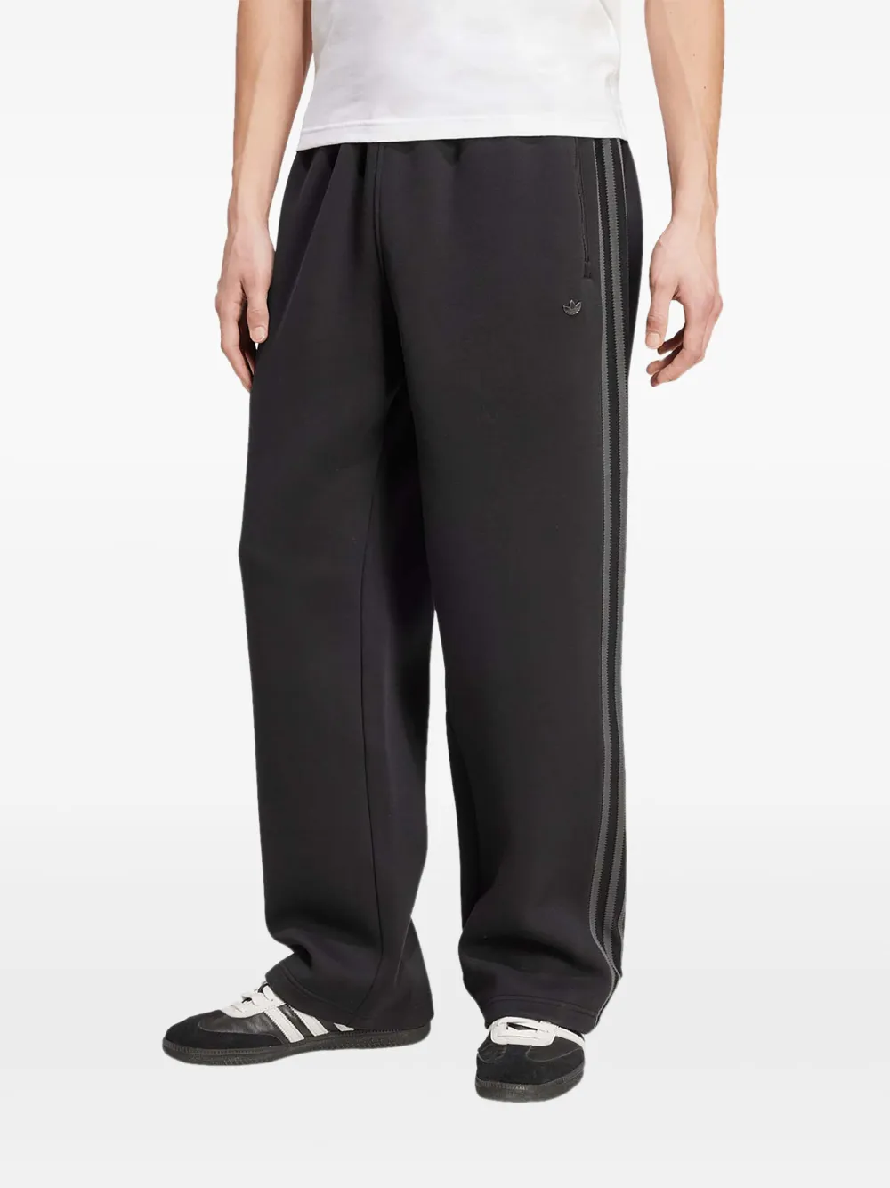 Спортивные брюки Premium с полосками Adidas, черный — фото 2