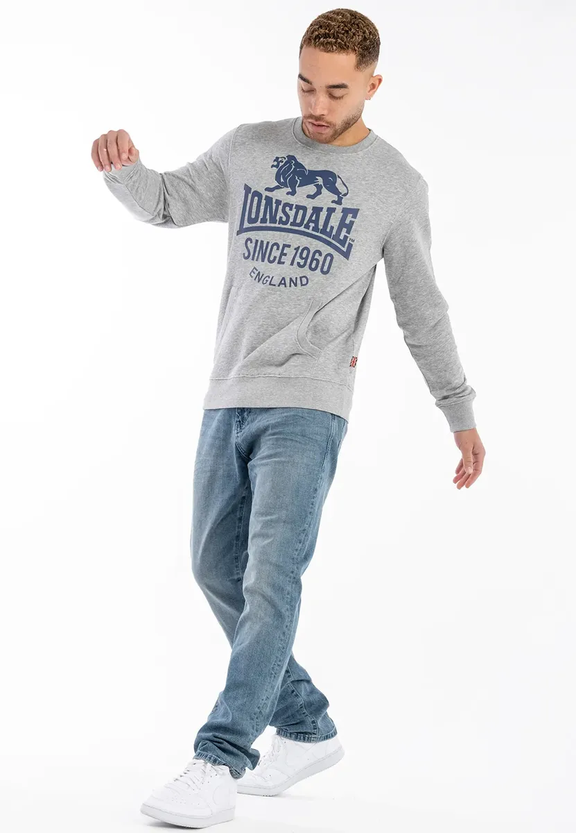 

Лонсдейл толстовка Lonsdale, цвет Marl Grey/Na