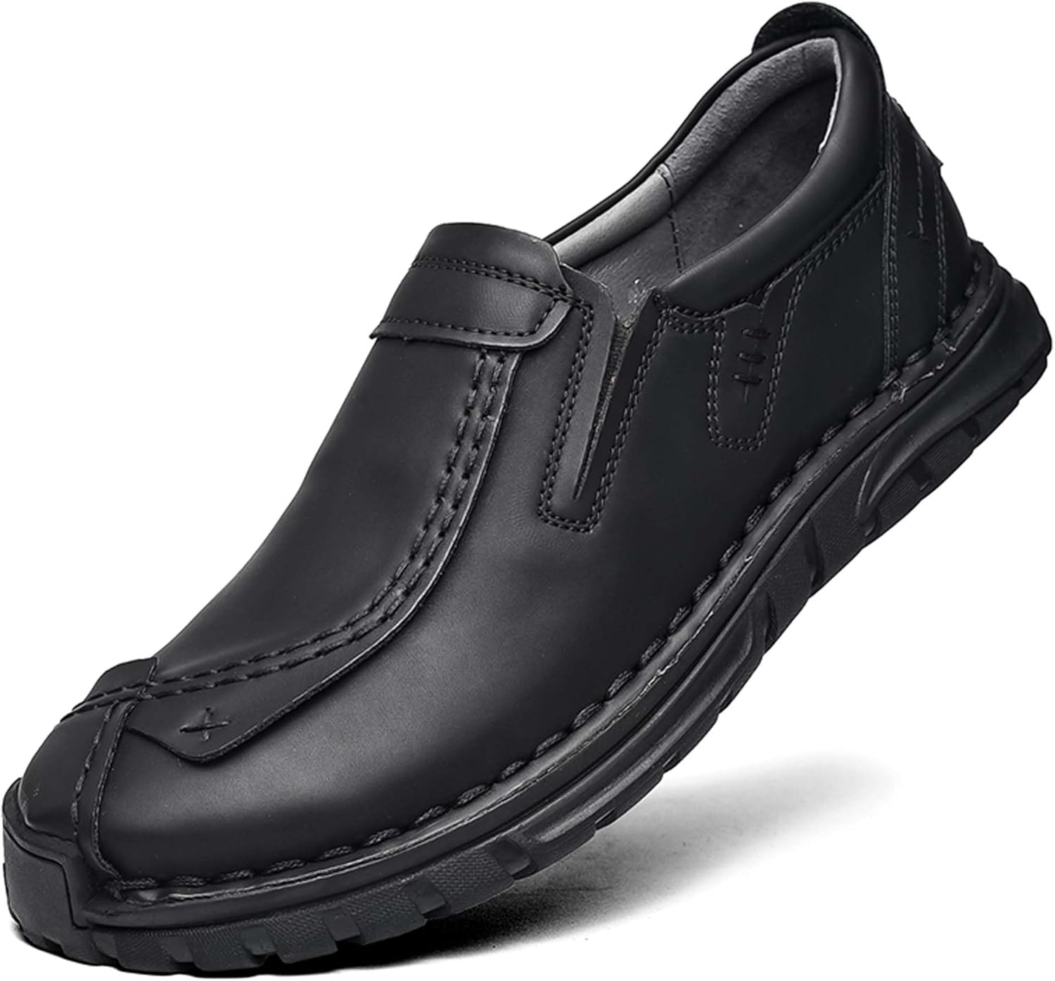 

Мужские повседневные спортивные прогулочные туфли, удобные лоферы из коровьей кожи, классические ретро офисные туфли, легкие повседневные туфли, кроссовки для активного отдыха, походов, восхождений и путешествий Dzbajrqm, черный