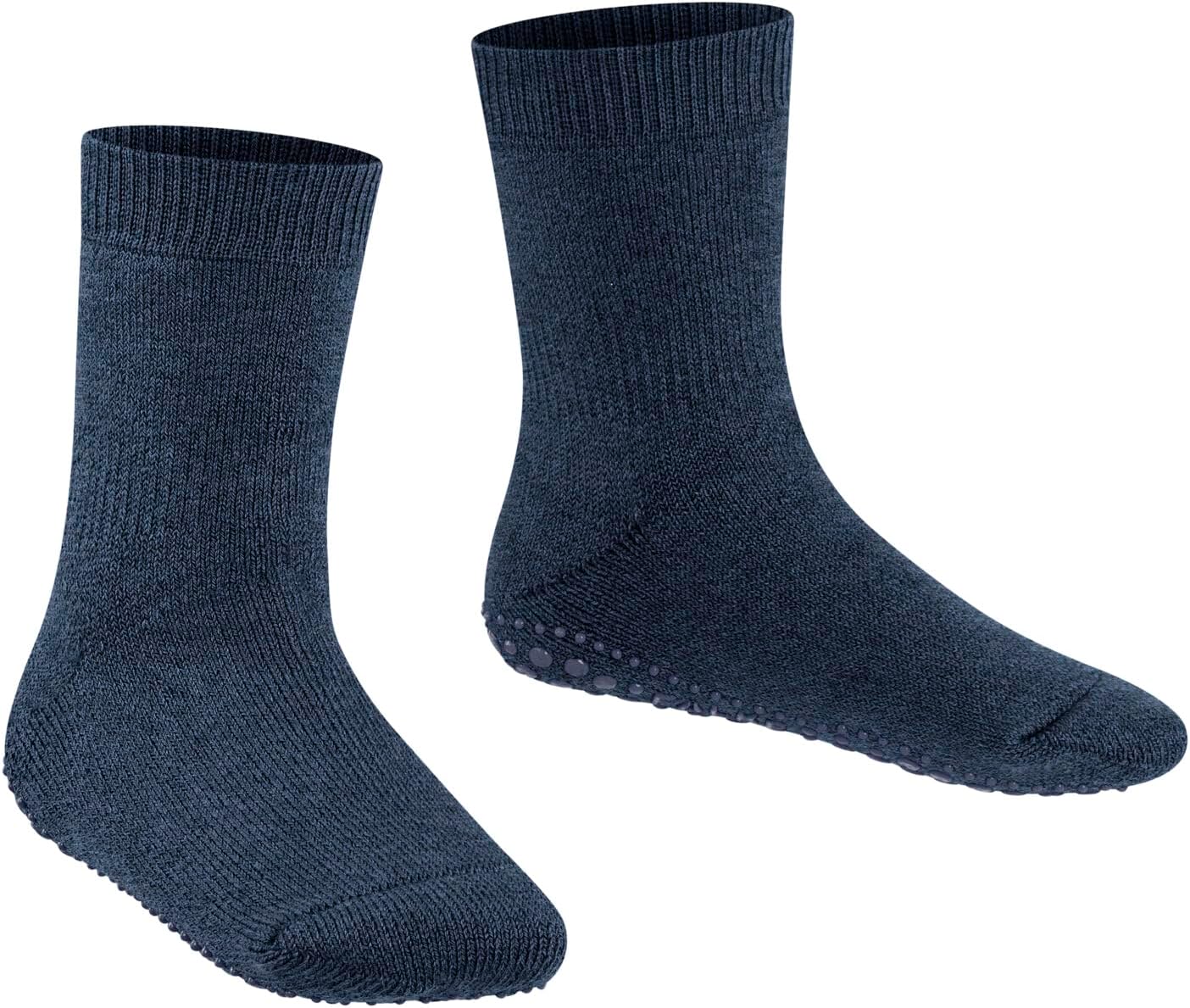 Детские тапочки-носочки FALKE Unisex Catspads, шерсть и хлопок, с противоскользящей подошвой, 1 пара, синий — фото 4