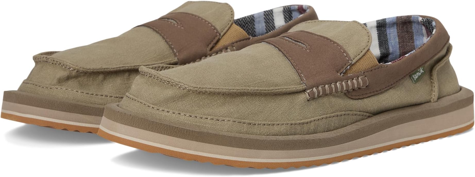 

Лоферы Sanuk Donny Loafer, цвет Funghi