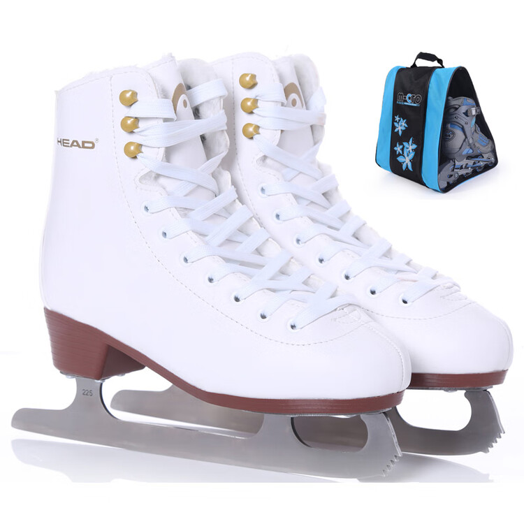 

HEAD Детские коньки для начинающих morten solum, белые, с сумкой и флисовой подкладкой, размер 29