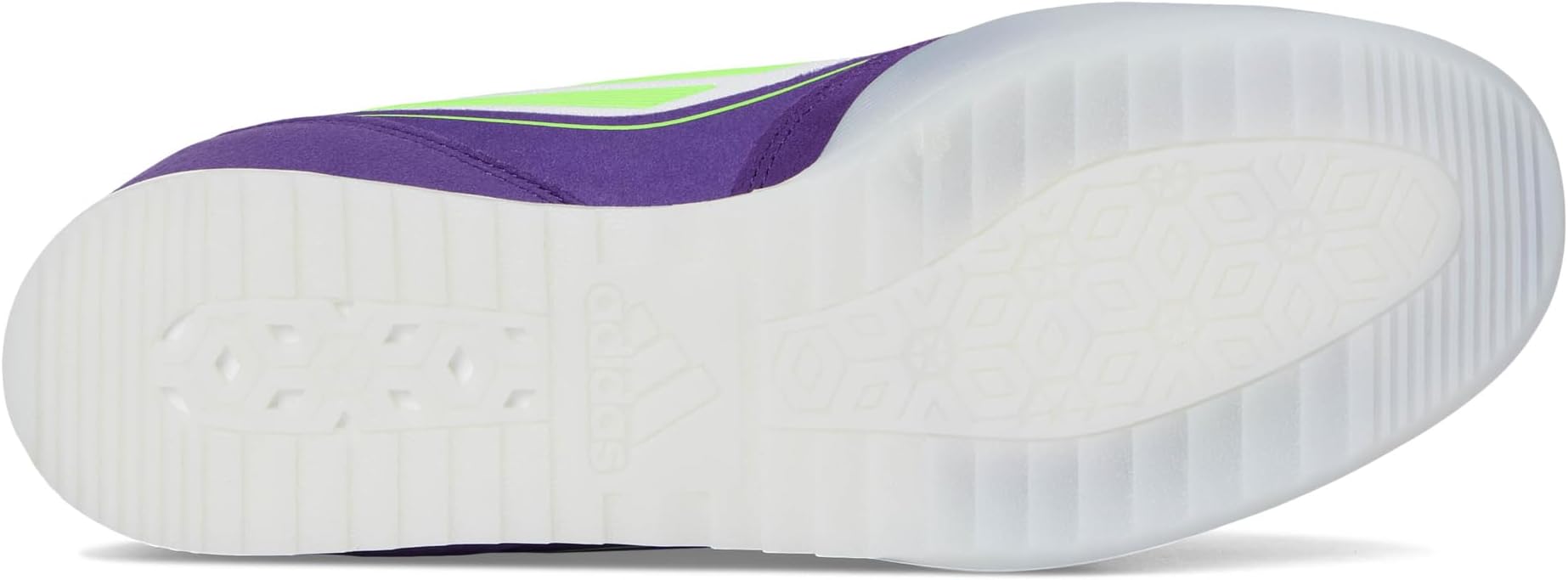 Кроссовки adidas F50 Freestyle 24 Messi Indoor Soccer Cleats, цвет White/Lucid Lemon/Unity Purple — фото 3