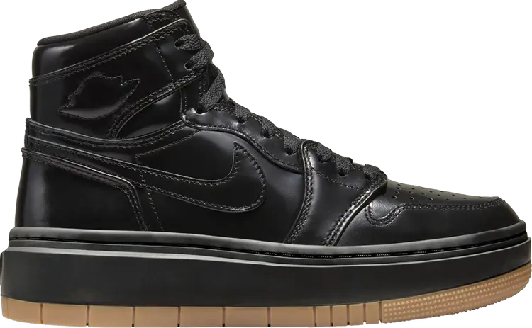 

Кроссовки Wmns Air Jordan 1 Elevate High SE 'Black Gum', черный