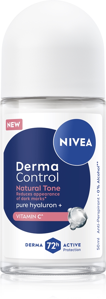 

Derma control natural tone роликовый антиперспирант для осветления темных пятен Nivea, 50 мл