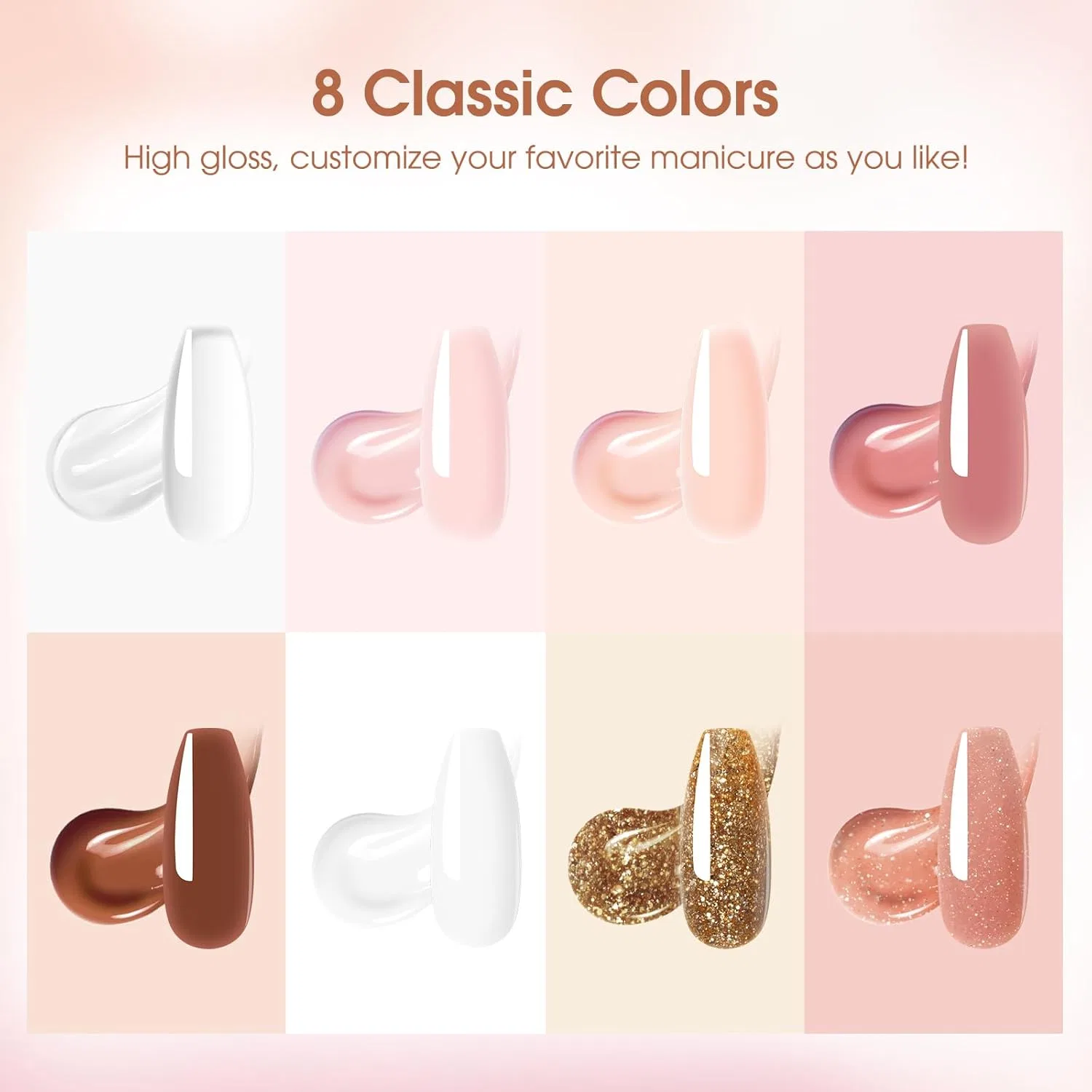 Стартовый набор для наращивания ногтей ROSALIND Poly Extension Gel ‎Rosalind — фото 3