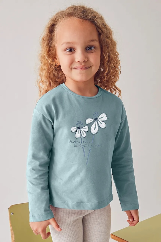 

Хлопковая водолазка Mayoral, бирюзовый