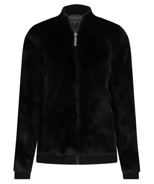 

Бомбер Regular fit Guess, черный