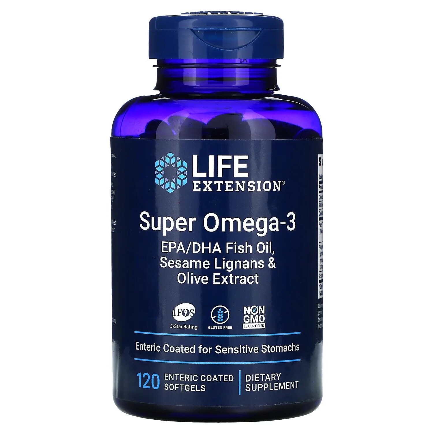 

Life Extension Omega Foundations Super Omega-3 120 покрытых кишечнорастворимой оболочкой жидких капсул