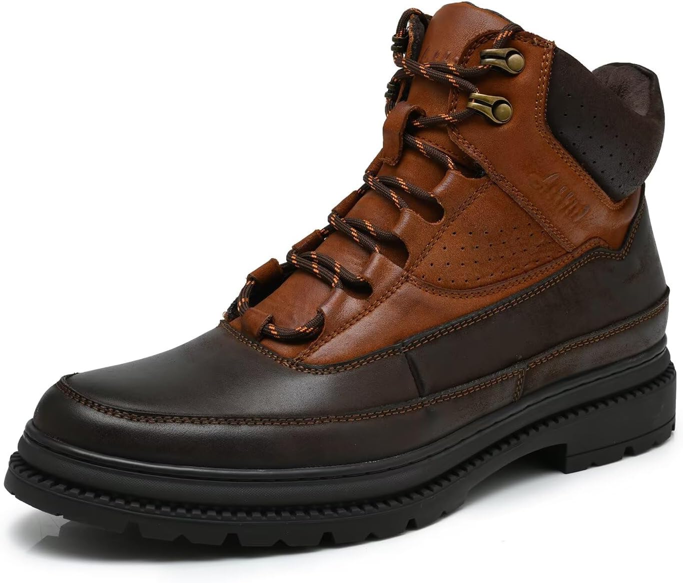 

Мужские ботинки Arkbird Chukka из натуральной кожи, классические повседневные ботинки оксфордского стиля, Brown-711