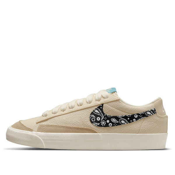 

Кроссовки blazer low '77 vintage 'paisley swoosh' Nike, белый