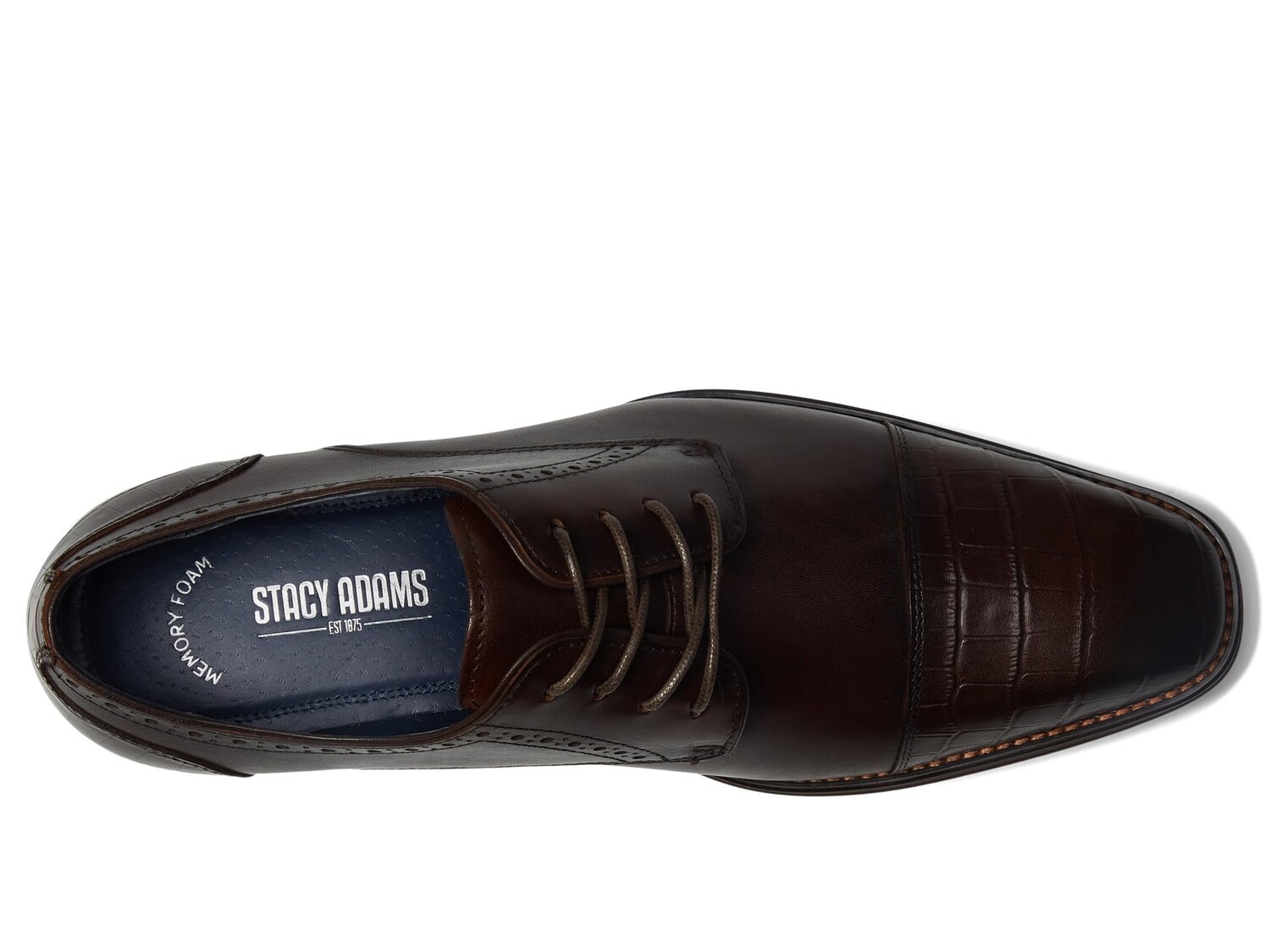 

Оксфорды Stacy Adams Penley Cap Toe Oxford, коричневый