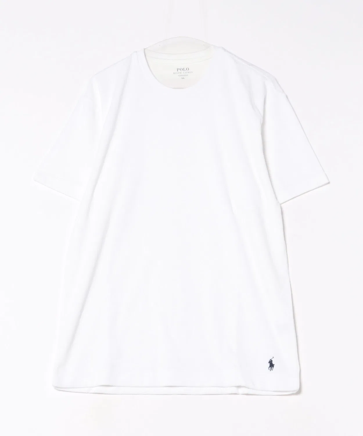 Футболка из махровой ткани Polo Ralph Lauren белого цвета