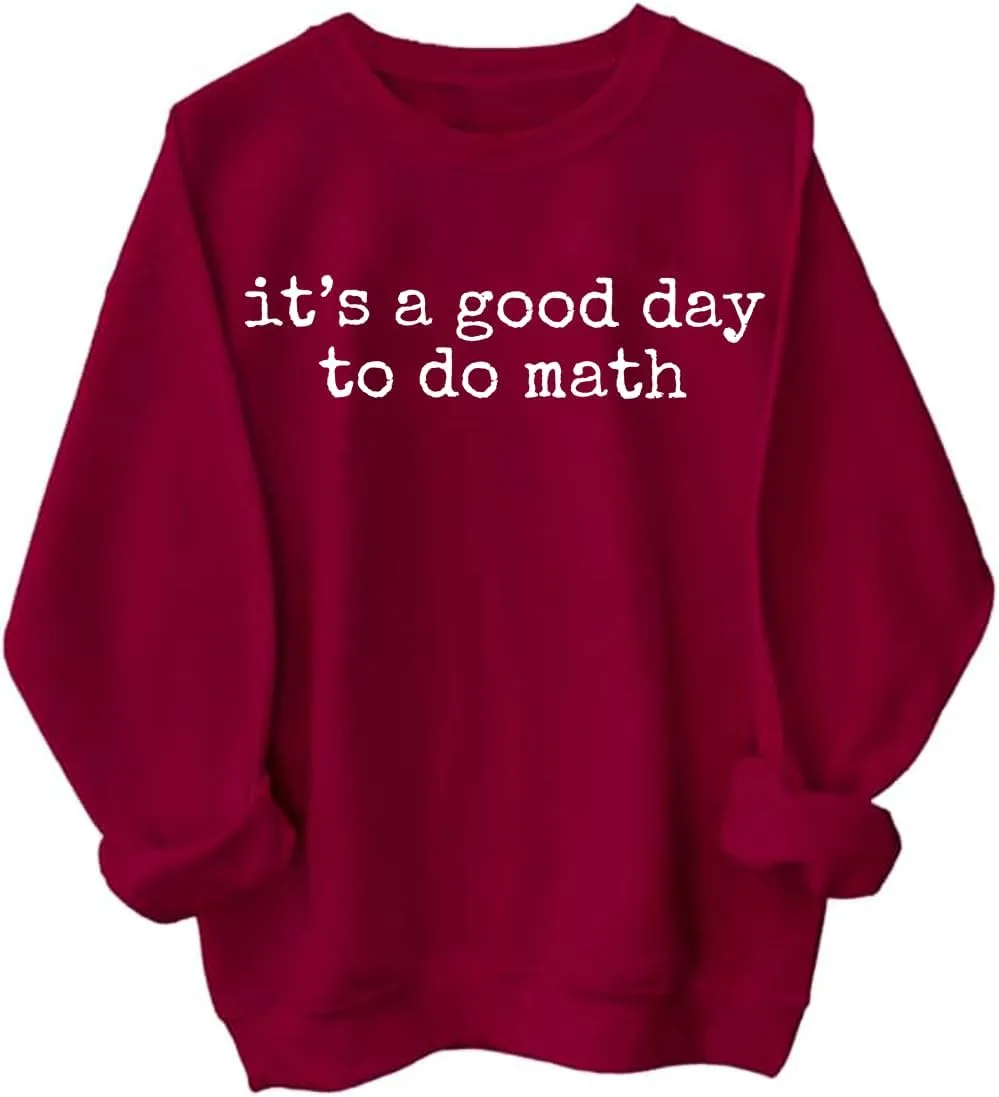 

Толстовка с принтом "It's A Good Day To Do Math" Exosea