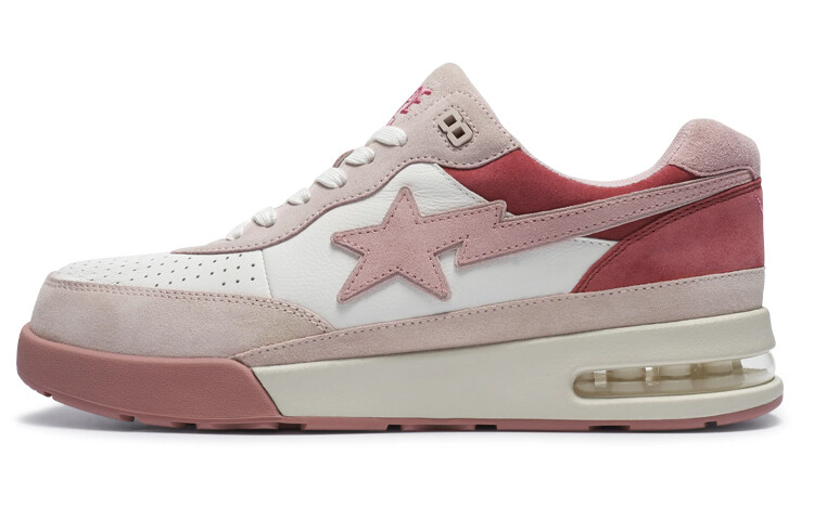 

ROAD Стильные мужские кроссовки для скейтбординга с низким верхом Oxygen Pink A Bathing Ape, Розовый, ROAD Стильные мужские кроссовки для скейтбординга с низким верхом Oxygen Pink A Bathing Ape