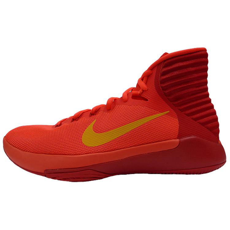 

Nike Баскетбольные кроссовки Prime Hype DF Anti Slip с низким верхом, износостойкие, красные, мужские