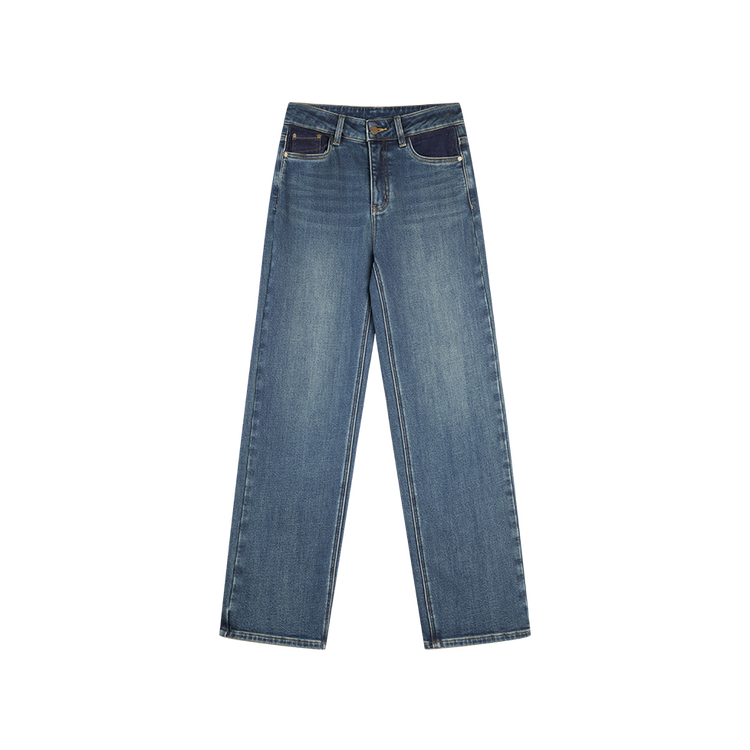 

ELLE Джинсы женские Denim Blue Moderate Straight Fit