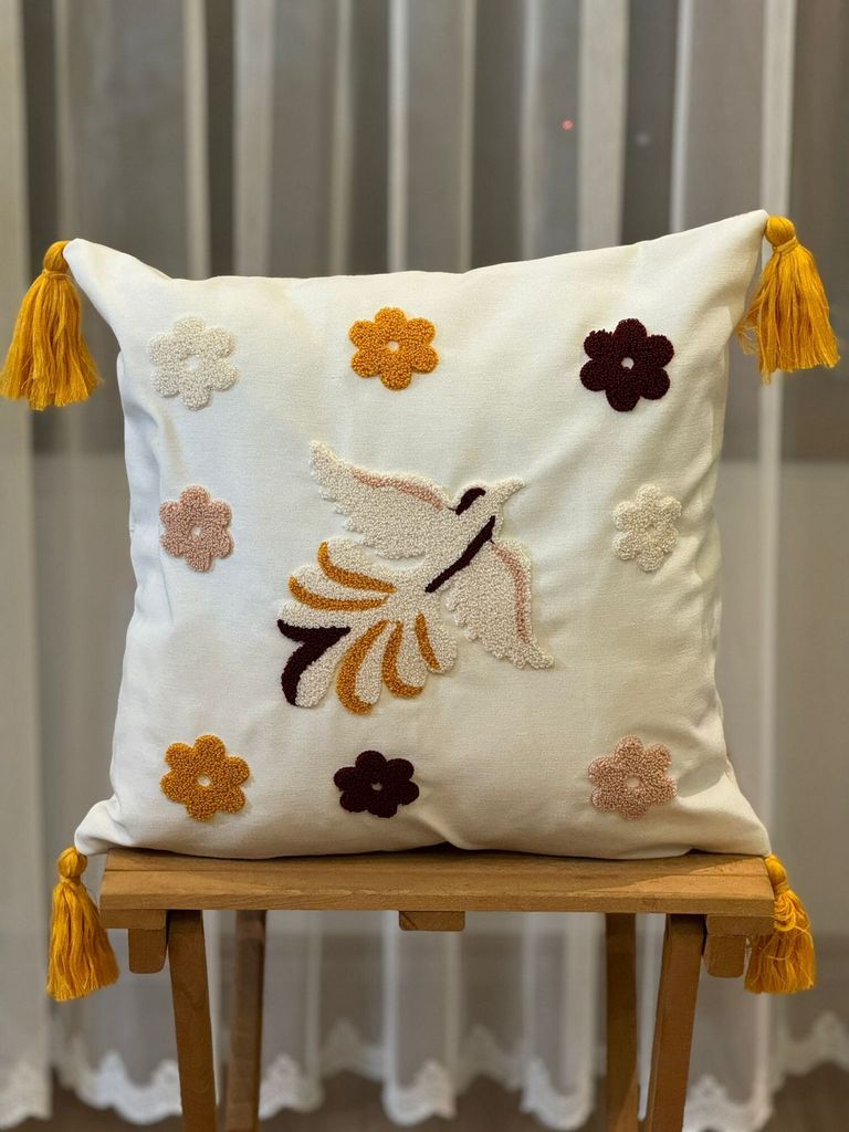 

Evila Originals, Punch Cushion - Yellow, подушка, желтый, 100 % ПОЛИЭСТЕР, 43 x 43 см