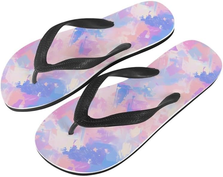 

Женские пляжные шлепанцы Semiouray с морской волной, милые ортопедические шлепанцы с лотосом, легкие плоские сандалии для дома и улицы на лето, Colorful Geometry