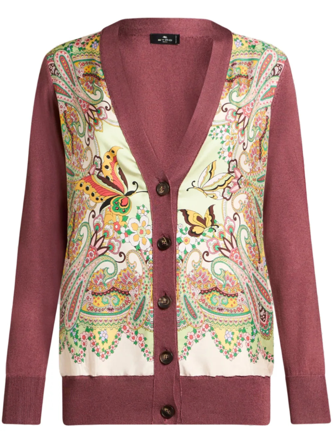 

ETRO кардиган с принтом, розовый