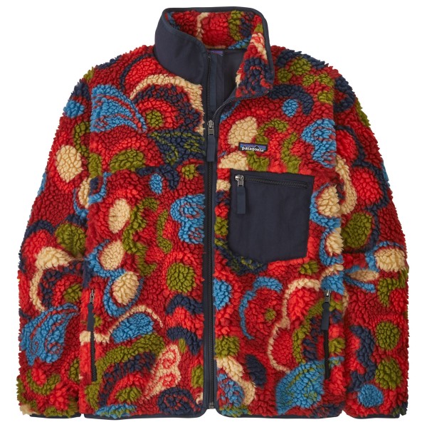 

Женская классическая куртка в стиле ретро-X - флисовая куртка Patagonia, красный