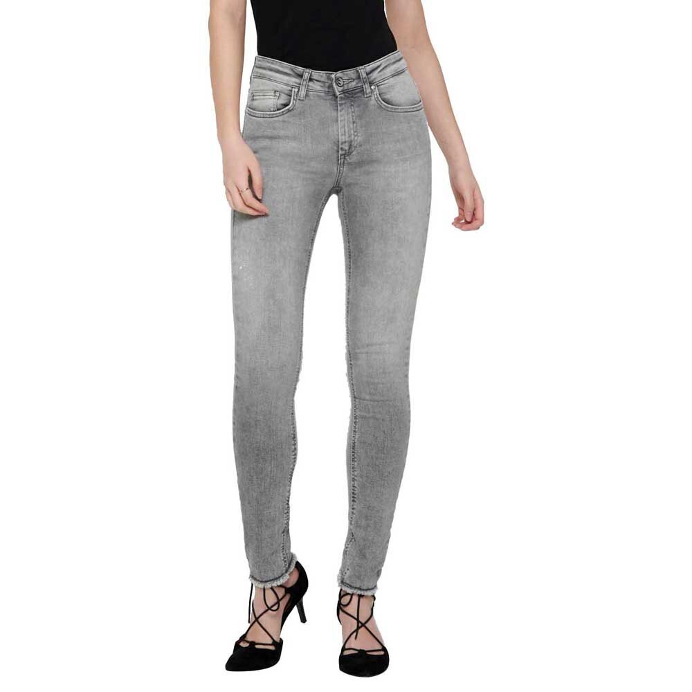 

Джинсы Only Blush Mid Waist Skinny Ankle Raw REA0919, серый