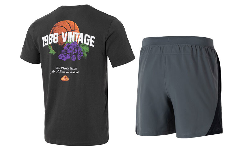 

Мужская повседневная спортивная одежда Under Armour, цвет Black+Gray