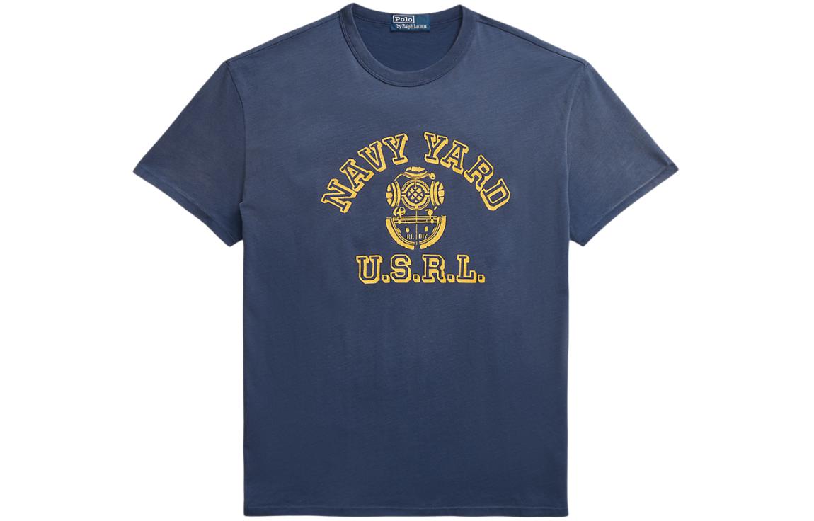 Polo Ralph Lauren Футболка мужская темно-кобальтовая Deep Cobalt Blue — фото 3