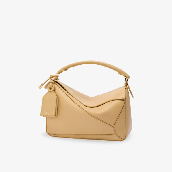 

Сумка Loewe Puzzle с верхней ручкой, кремовый