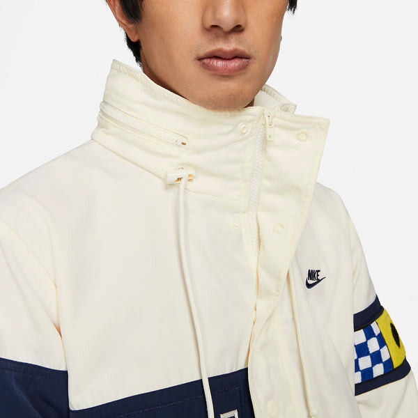 Куртка спортивная одежда переиздание rise pack тканая куртка Nike, белый — фото 3