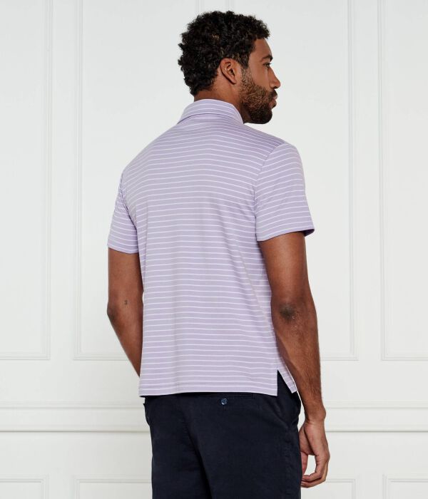 Рубашка поло Custom slim fit Polo Ralph Lauren, лавандовый — фото 4
